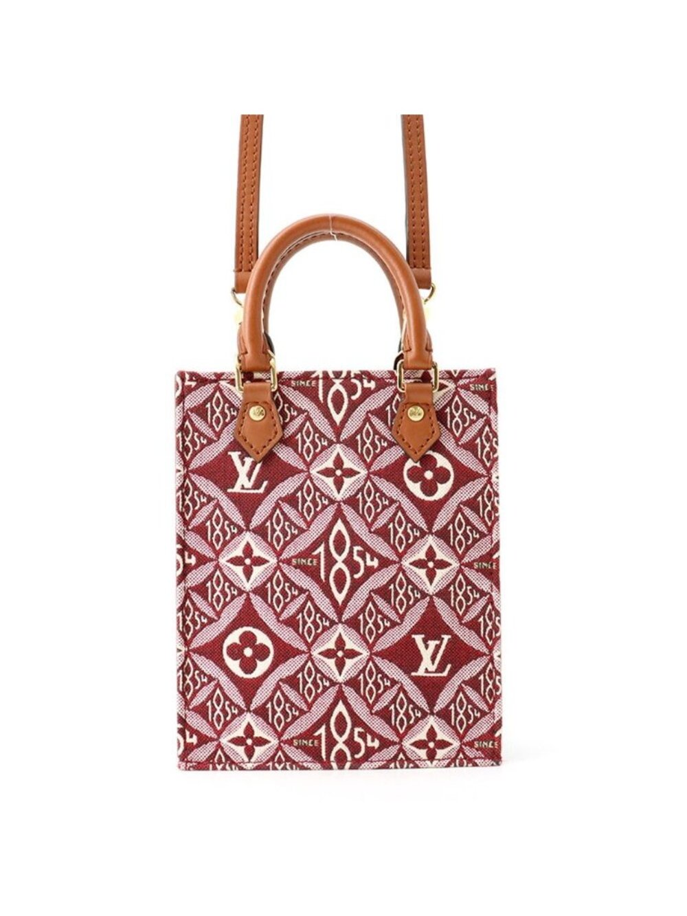 Louis Vuitton Handbag Monogram Jacquard Petite Sac Plat 2-Way